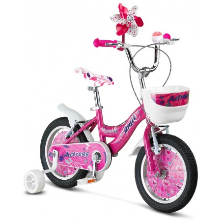 14J ÜMİT ACTRESS KIZ ÇOCUK BİSİKLETİ - KOYU PEMBE