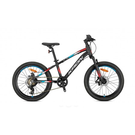 20J KRON XC75 7VİTES ÇOCUK BİSİKLETİ - MAT SİYAH KIRMIZI GRİ MAVİ