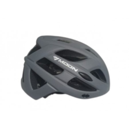 MOON HB3-9  KASK IŞIKLI - Gri - M