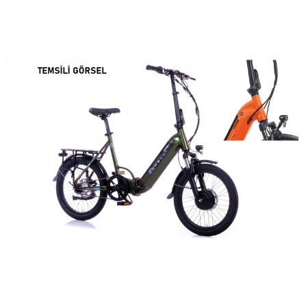 20J CORELLİ TOREX 200 KATLANIR ELEKTRİKLİ BİSİKLET - TURUNCU - 39