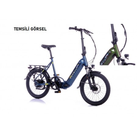 20J CORELLİ TOREX 300 KATLANIR ELEKTRİKLİ BİSİKLET - HAKİ - 39 KADRO