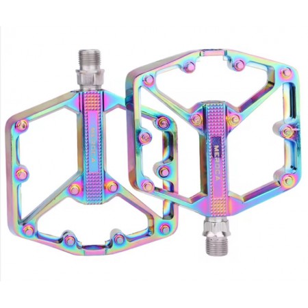 Meroca Rainbow Alüminyum Platformlu Rulmanlı Bisiklet Pedalı