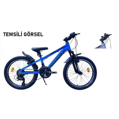 20J RUUT GRUFF 21V VB ÇOCUK BİSİKLETİ - GRİ SİYAH