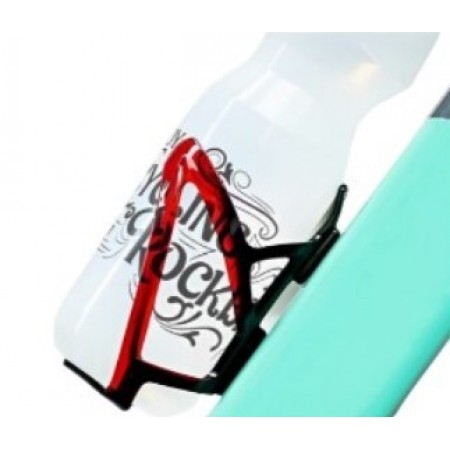 BRIVIGA -Bisiklet Matara Kafesi - Kırmızı/Siyah