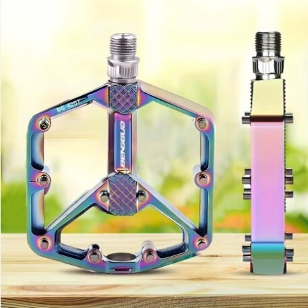 BENGGUO  Alüminyum Platform Rulmanlı Pedal - Rainbow