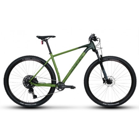 29J CARRARO BIG 910 10V HD DAĞ BİSİKLETİ - MAT YEŞİL KOYU YEŞİL - 48 KADRO