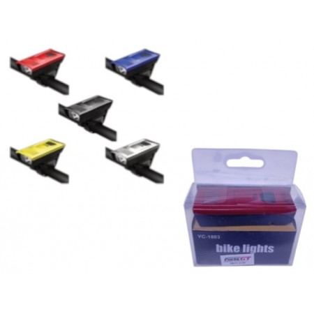 TEX XBYC-6124 ÖN FAR 200L USB ŞARJLI -KIRMIZI/SİYAH