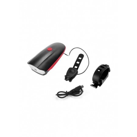 XBYC-6163 ÖN FAR ve KORNA ŞARJLI - SİYAH KIRMIZI