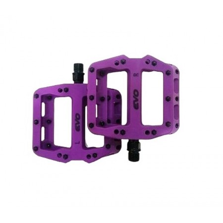 EVO Pedal Rulmanlı Çivili  - Mor