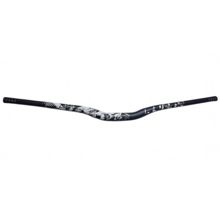 LUNJE Gidon Alüminyum 31.8mm 780mm - Siyah Beyaz