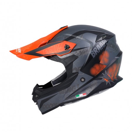 SWAY - FS-617 POW CROSS KASK - MAT SİYAH TURUNCU - XLARGE BEDEN 	SWAY - FS-617 POW CROSS KASK - MAT SİYAH TURUNCU - XLARGE BEDEN