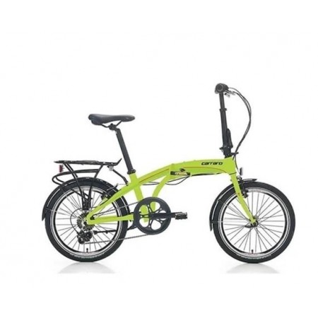 20J CARRARO FLEXI 106 KATLANIR BİSİKLET - LİME YEŞİL KIRMIZI
