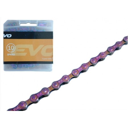 EVO F10 ZİNCİR INDEX 10 SPEED 116 BAKLA - Rainbow