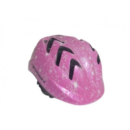 MOON M-7 ÇOCUK KASK O DESENLİ - PEMBE BEYAZ - S