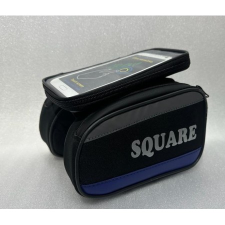 SQUARE S-250 Kadro Üstü Heybe Çanta - SİYAH MAVİ SQUARE S-250 Kadro Üstü Heybe Çanta - SİYAH MAVİ