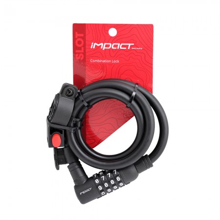 IMPACT Kilit - SLOT, 12x1500, Şifreli, Braketli, Siyah