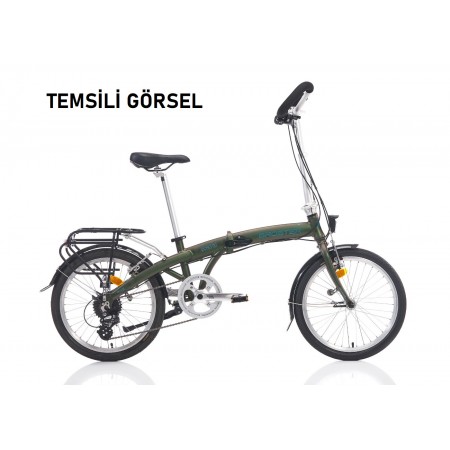 20J BROSTER DOMESTIC KATLANIR BİSİKLET - MAT SİYAH