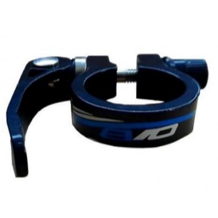 EVO 31.8mm SELE KELEPÇESİ MANDALI ALÜMİNYUM - SİYAH MAVİ EVO 31.8mm SELE KELEPÇESİ MANDALI ALÜMİNYUM - SİYAH MAVİ