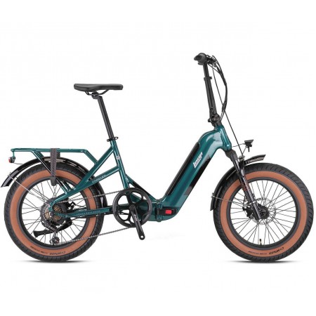 20J LOOP COASTER 7V HD ELEKTRİKLİ KATLANIR BİSİKLET - YEŞİL