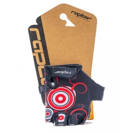 RAPTOR - Çocuk Eldiveni - Silikon Jelli - Kırmızı - XSmall Beden