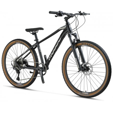 27.5J MOSSO BLACK EDITION 10SPD  DAĞ BİSİKLETİ - SİYAH CHROME- 41 KADRO