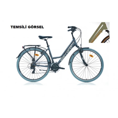 28J CARRARO ELITE 705 V SEHIR BİSİKLETİ - MAT METALİK YEŞİL KAHVE - 46 KADRO 28J CARRARO ELITE 705 V SEHIR BİSİKLETİ - MAT METALİK YEŞİL KAHVE - 46 KADRO