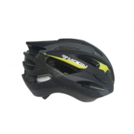 MOON MV-88  KASK IŞIKLI  -  SİYAH SARI - M