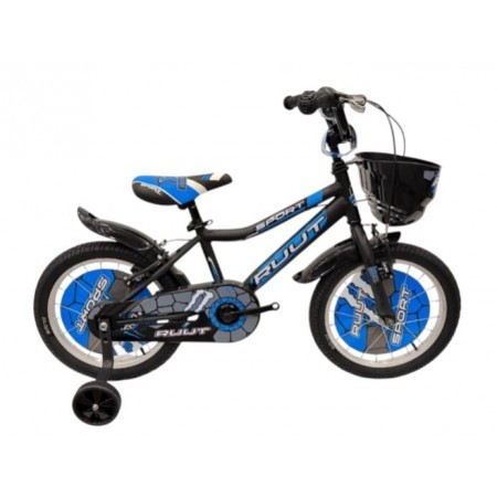 16J RUUT SPORT ÇOCUK BİSİKLETİ - SİYAH MAVİ (YENİ)