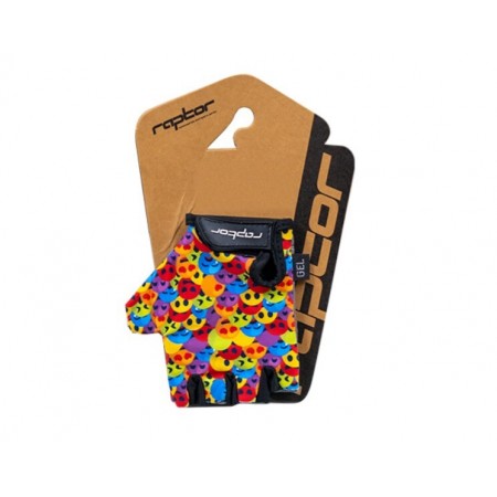 RAPTOR NEON FACE Kısa Parmak Jelli Çocuk Eldiveni 