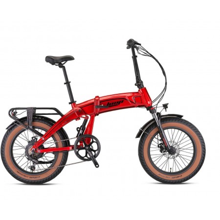 20J LOOP ARMOUR 7V HD ELEKTRİKLİ KATLANIR BİSİKLET - KIRMIZI SİYAH
