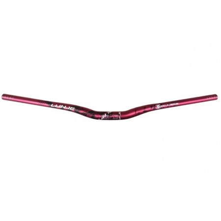 LUNJE Gidon Alüminyum 31.8mm 780mm - Kırmızı Siyah Beyaz