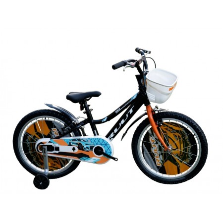 20J RUUT RICO ÇOCUK BİSİKLETİ - SİYAH TURUNCU TURKUAZ