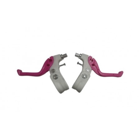 TAIWAN ÇOCUK FREN KOLU TAKIMI V FREN PLASTİK - PEMBE BEYAZ