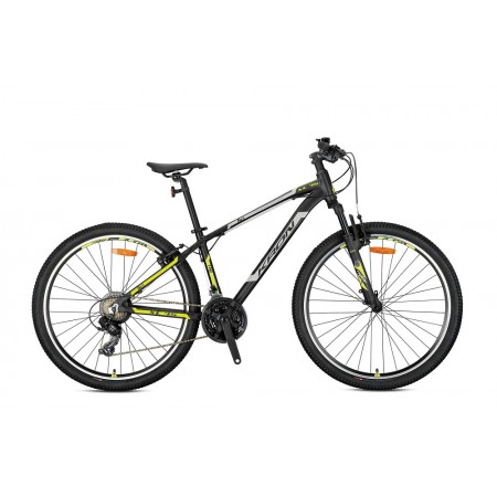 26J KRON XC75 21V VB ÇOCUK BİSİKLETİ - MAT SİYAH BEJ NEON SARI - 36 KADRO