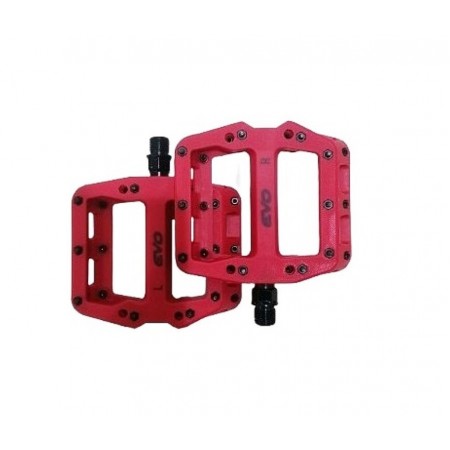 EVO Pedal Rulmanlı Çivili  - Kırmızı