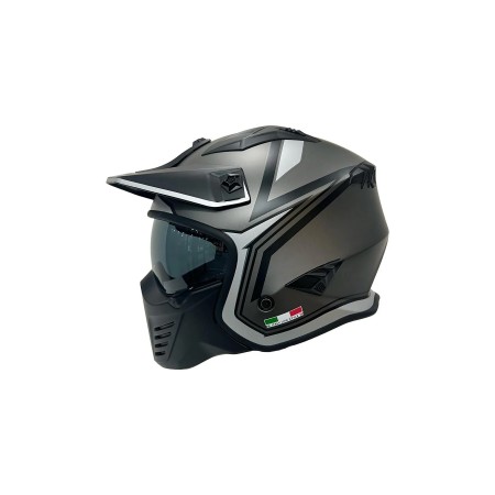 SWAY - FS-X2 TOKYO FULLFACE KASK - TİTANYUM BEYAZ SİYAH - Large Beden SWAY - FS-X2 TOKYO FULLFACE KASK - TİTANYUM BEYAZ SİYAH - Large Beden