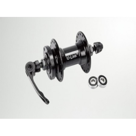 TRAZANO ÖN GÖBEK 32 DELİK RULMANLI  SİYAH DİSC