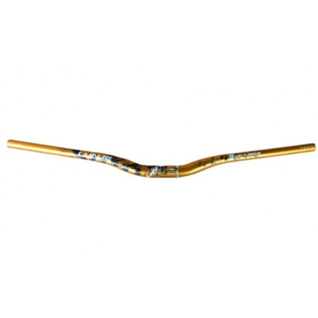 LUNJE Gidon Alüminyum 31.8mm 780mm - Sarı Siyah Beyaz