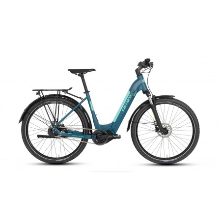 27.5J CARRARO E-FLOW X ELEKTRİKLİ BİSİKLET - GECE YEŞİLİ TURKUAZ- 44 KADRO