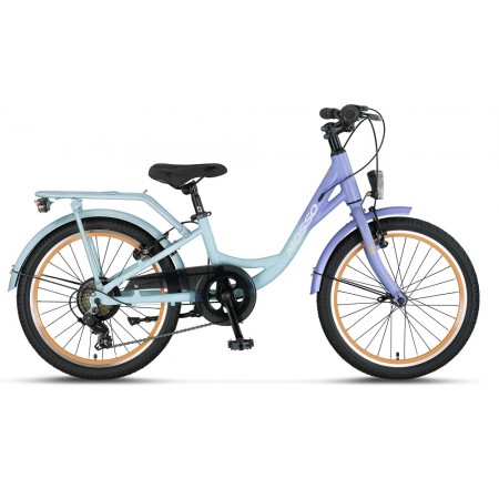 20J MOSSO INFINITY 6V ÇOCUK BİSİKLETİ - MAT(UNICORN) LİLA MAVİ
