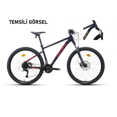 27.5J CARRARO CRX 724 24V HD DAĞ BİSİKLETİ - PIRILTILI LACİVERT BRONZ - 44 KADRO