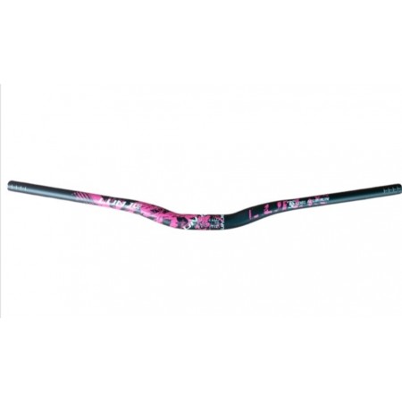 LUNJE Gidon Alüminyum 31.8mm 780mm - Siyah Pembe Beyaz