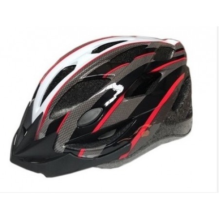 MOON MV-23 KASK - SİYAH-KIRMIZI BEYAZ - L beden MOON MV-23 KASK - SİYAH-KIRMIZI BEYAZ - L beden