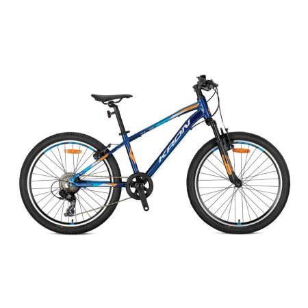 20J KRON XC75 7VİTES ÇOCUK BİSİKLETİ - LACİVERT TURUNCU GRİ MAVİ