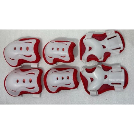 TEX ÇOCUK DİZLİK DİRSEKLİK SET   - KIRMIZI BEYAZ TEX ÇOCUK DİZLİK DİRSEKLİK SET   - KIRMIZI BEYAZ