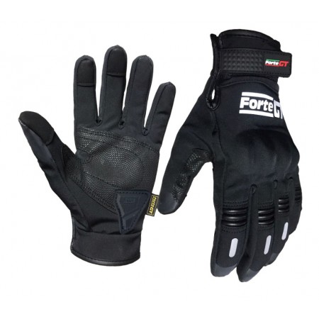FORTE GT 07 Softshell Kışlık Korumalı Eldiven - Siyah - Large