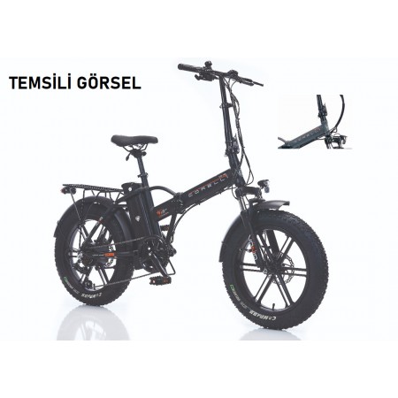 20J CORELLİ VONIQ ECO MAG ELEKTRİKLİ BİSİKLET - GRİ - 42 KADRO