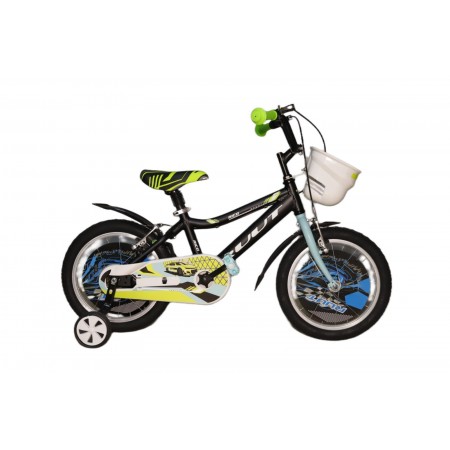 20J RUUT RICO ÇOCUK BİSİKLETİ - SİYAH LİME TURKUAZ