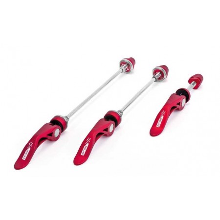 XLC QUICK RELEASE 3'LÜ SET KIRMIZI QR-L05