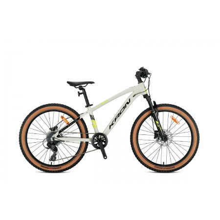24J KRON XC 100 HD DAĞ BİSİKLETİ - BEJ NEON SARI SİYAH - 33 KADRO